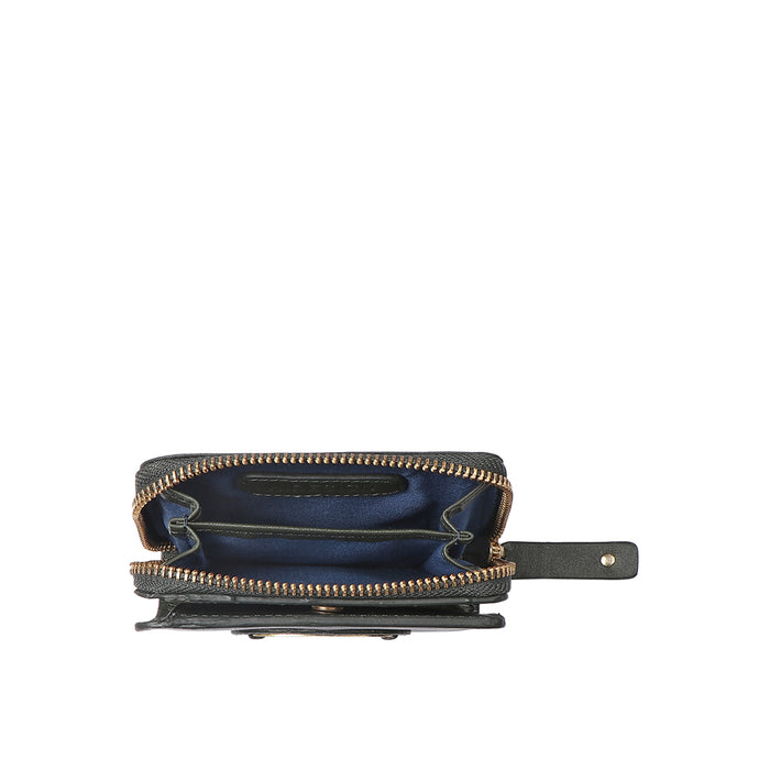Sauta Fe W2 Green Leather Pocket Wallet