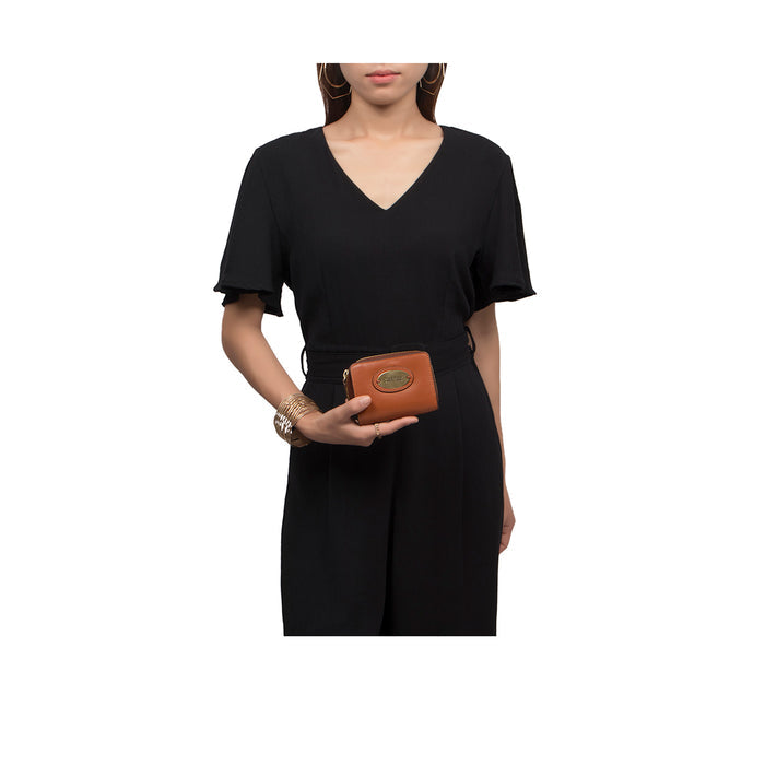 Sauta Fe W2 Tan Leather Pocket Wallet