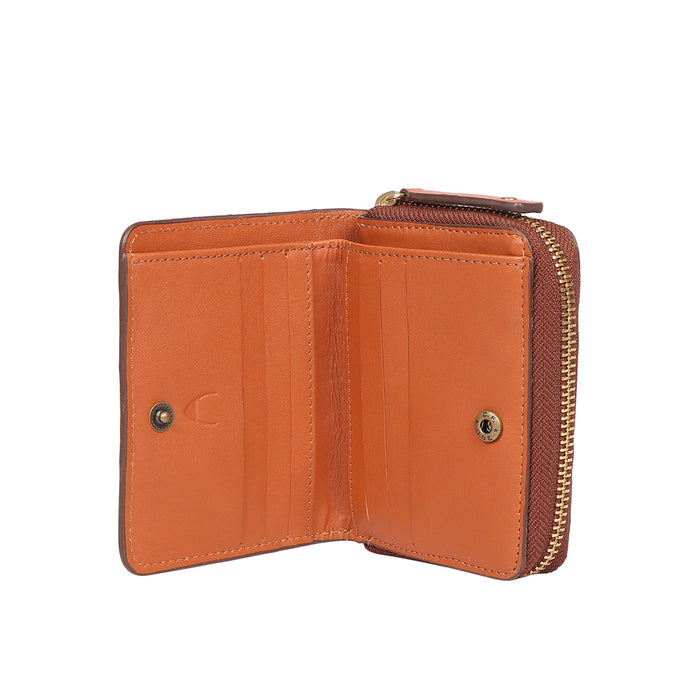 Sauta Fe W2 Tan Leather Pocket Wallet