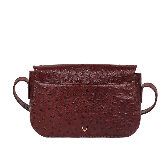 Scala 01 Red Leather Shoulder Bag