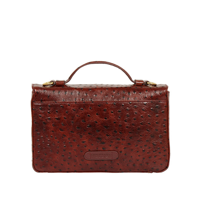 Scala 02 Red Leather Sling Bag