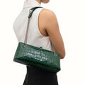Schiphol-01 Green Leather Shoulder Bag