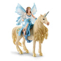 Schleich - Evela Riding on Golden Unicorn