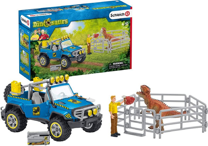 Schleich - Off-Road Vehicle with Dino Outpost