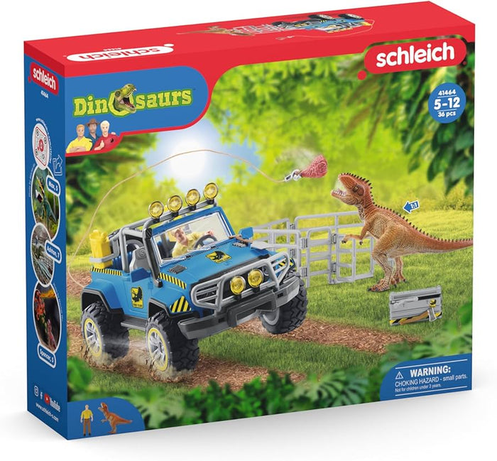 Schleich - Off-Road Vehicle with Dino Outpost