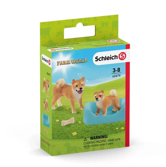 Schleich - Shiba Inu mother and puppy