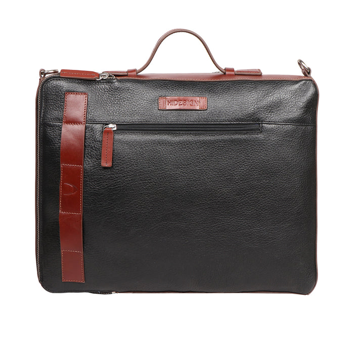 Scooter 03 Black Leather  Backpack