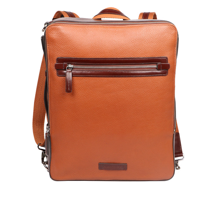 Scooter 03 Tan Leather  Backpack