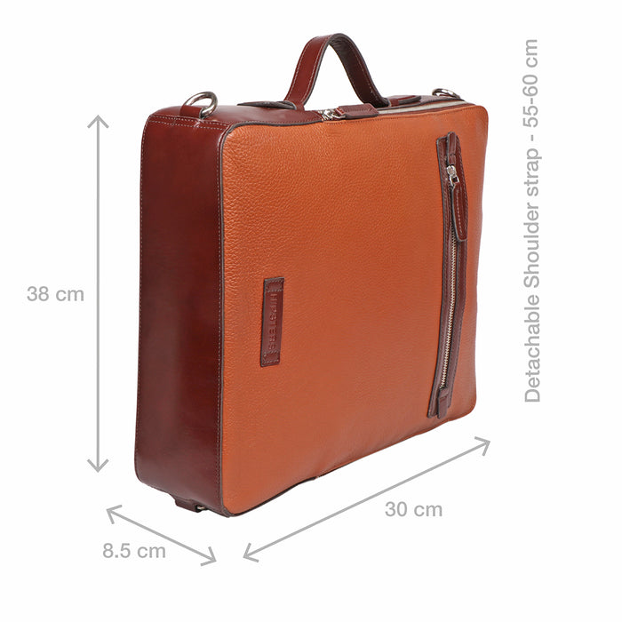 Scooter 03 Tan Leather  Backpack