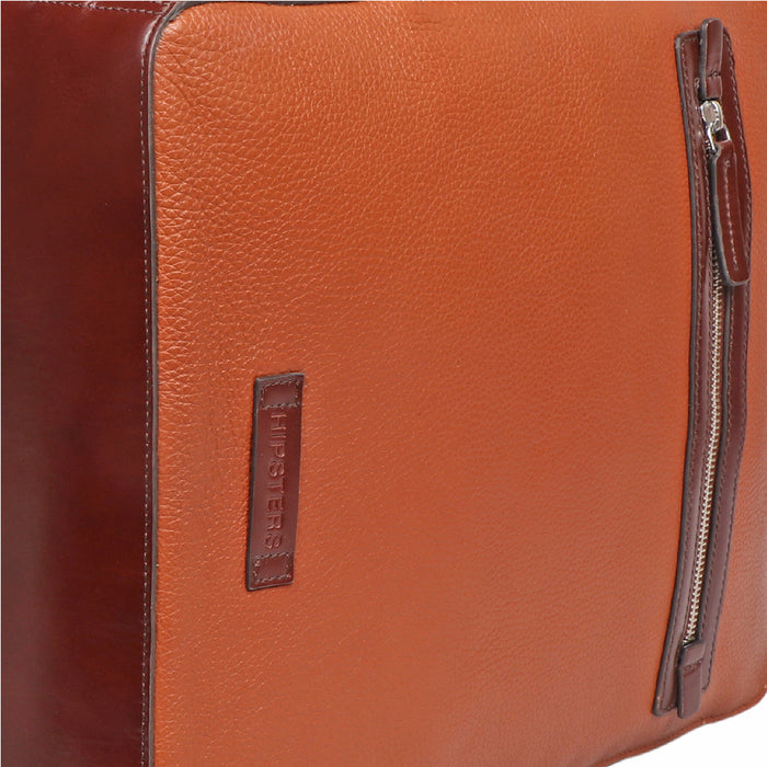 Scooter 03 Tan Leather  Backpack