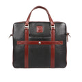 Scooter 05 Black Leather  Messenger Bag