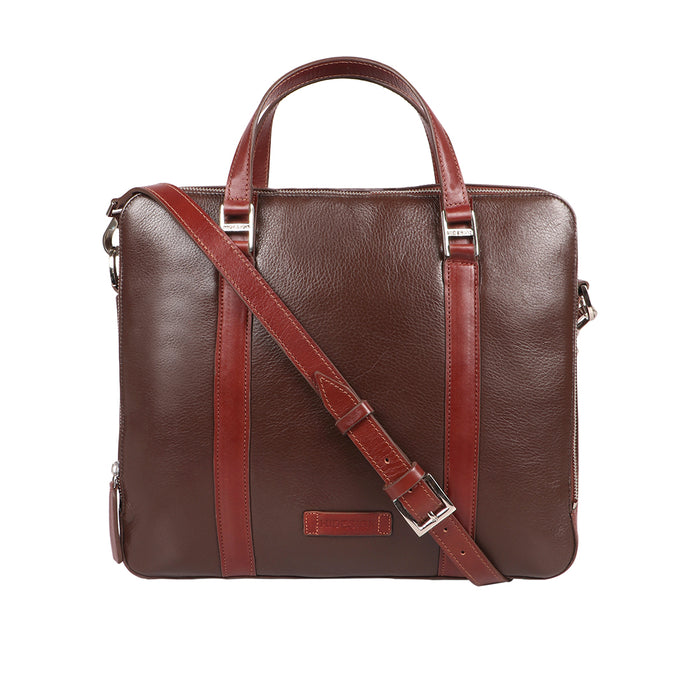 Scooter 05 Brown Leather  Messenger Bag