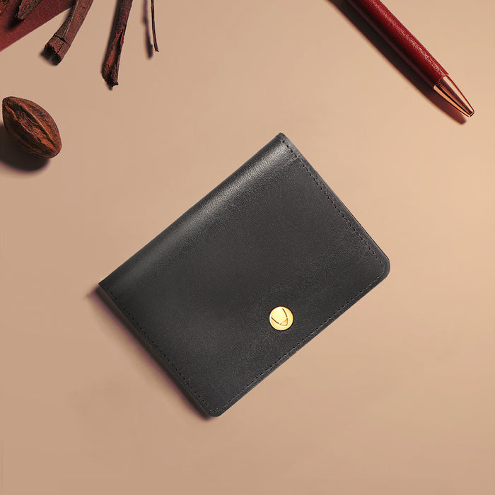 Scooter W1 Black Leather Card Holder