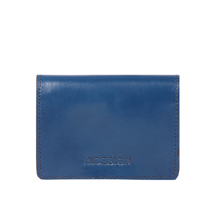 Scooter W1 Blue Leather Card Holder