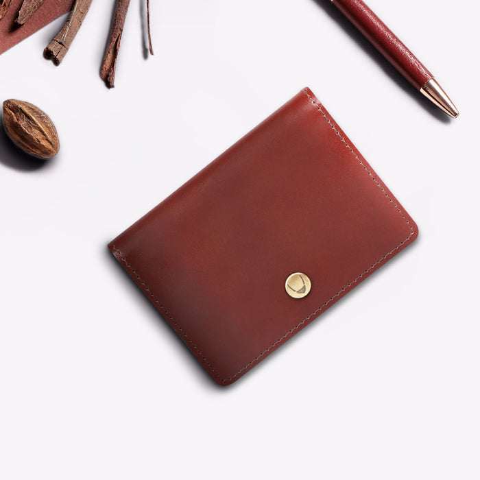 Scooter W1 Brown Leather Card Holder