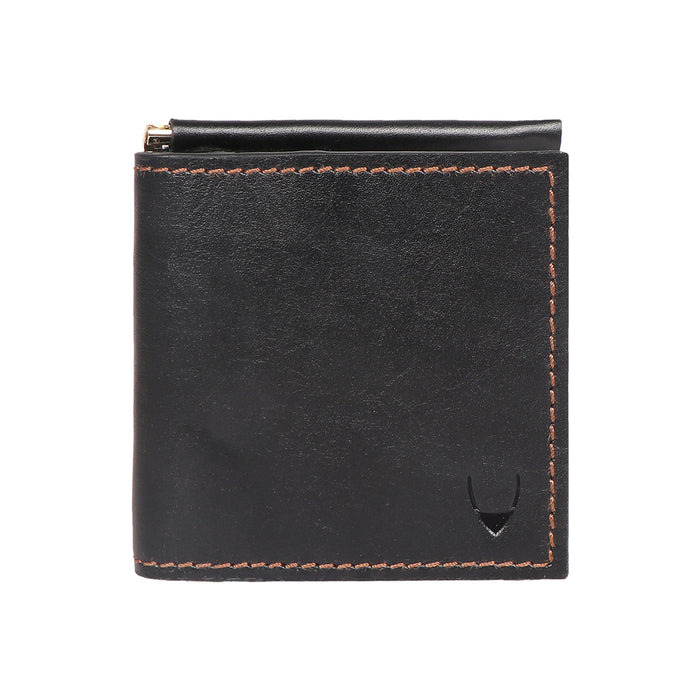 Scooter W2 Black Leather Bi-Fold Wallet