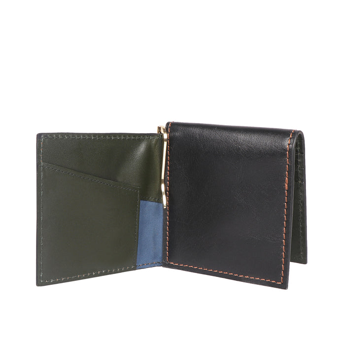 Scooter W2 Black Leather Bi-Fold Wallet