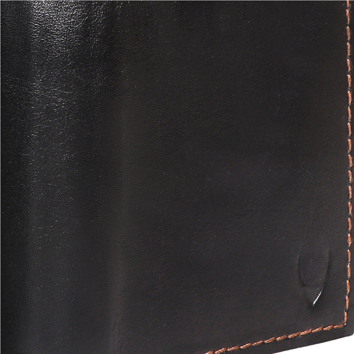 Scooter W2 Black Leather Bi-Fold Wallet