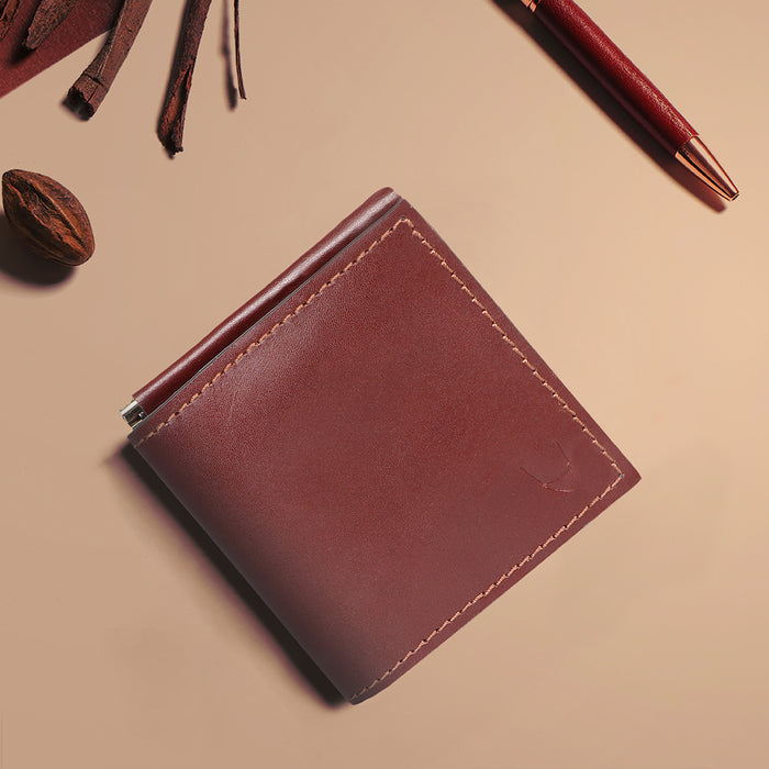 Scooter W2 Brown Leather Bi-Fold Wallet