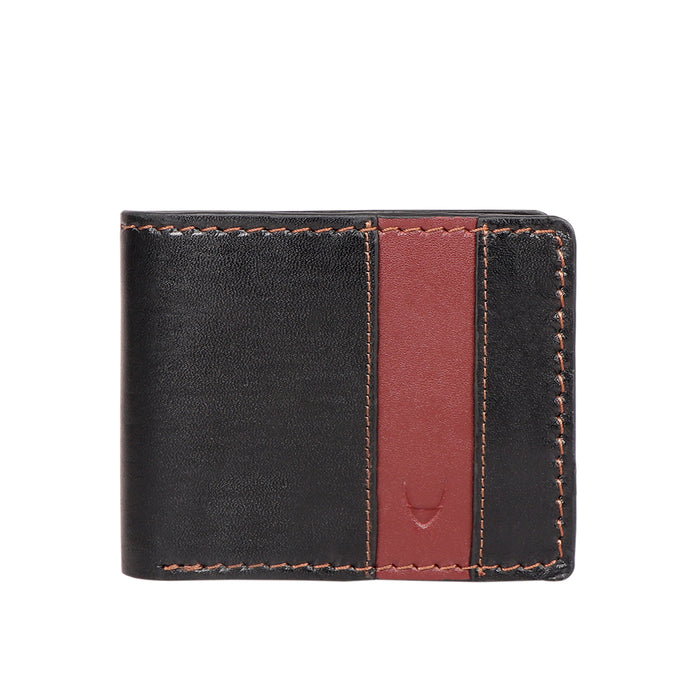 Scooter W3 Black Leather Bi-Fold Wallet
