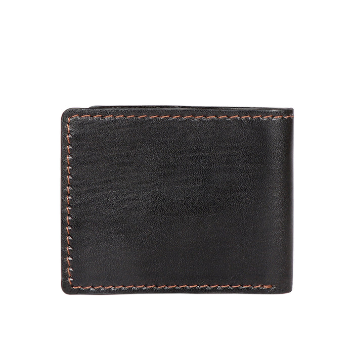 Scooter W3 Black Leather Bi-Fold Wallet
