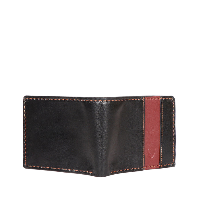 Scooter W3 Black Leather Bi-Fold Wallet