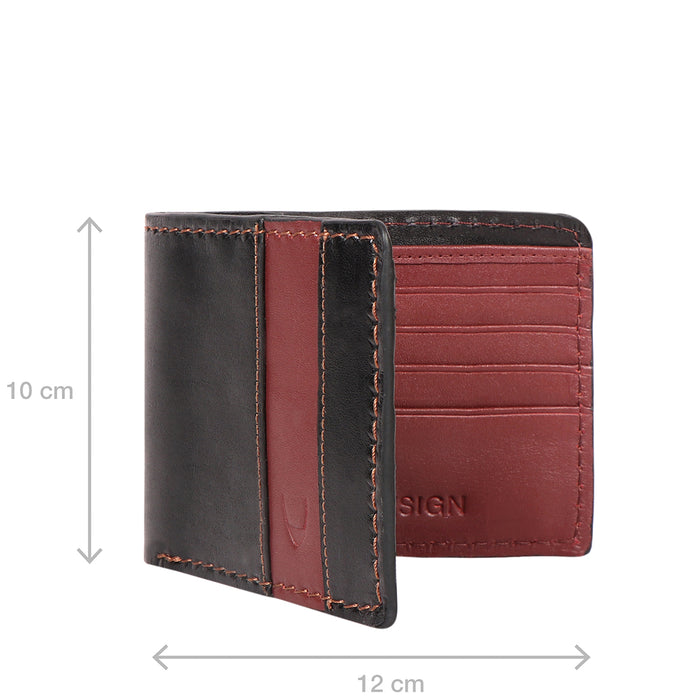 Scooter W3 Black Leather Bi-Fold Wallet