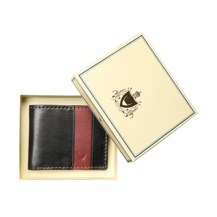 Scooter W3 Black Leather Bi-Fold Wallet