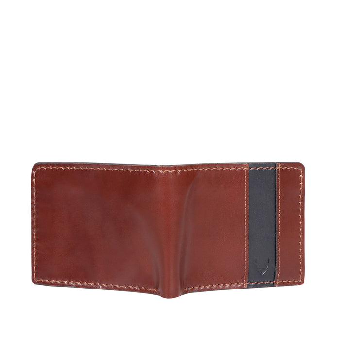 Scooter W3 Brown Leather Bi-Fold Wallet