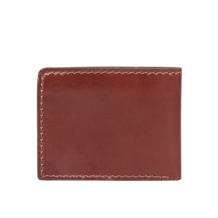 Scooter W3 Brown Leather Bi-Fold Wallet