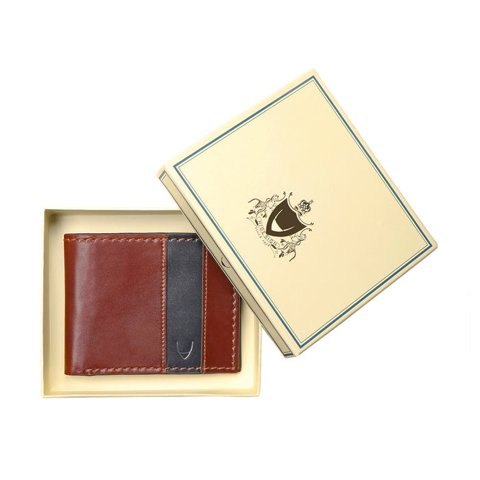 Scooter W3 Brown Leather Bi-Fold Wallet