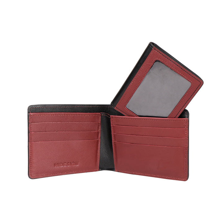 Scooter W4 Black Leather Bi-Fold Wallet