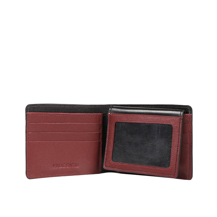 Scooter W4 Black Leather Bi-Fold Wallet