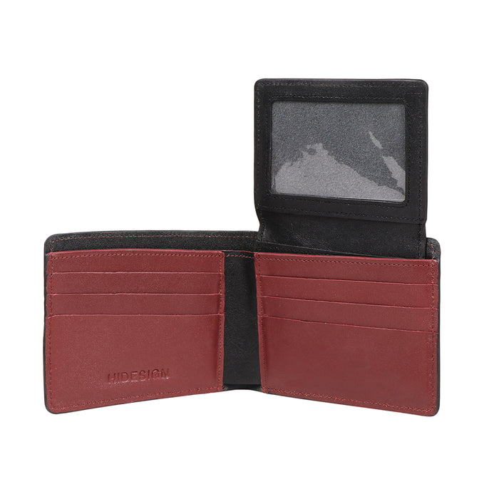Scooter W4 Black Leather Bi-Fold Wallet