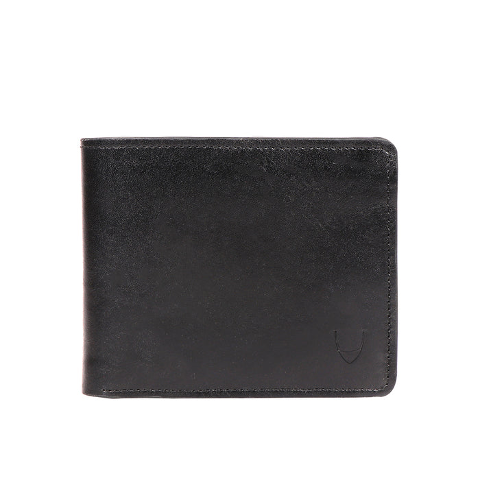 Scooter W4 Black Leather Bi-Fold Wallet