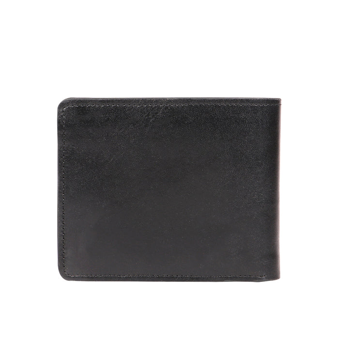 Scooter W4 Black Leather Bi-Fold Wallet