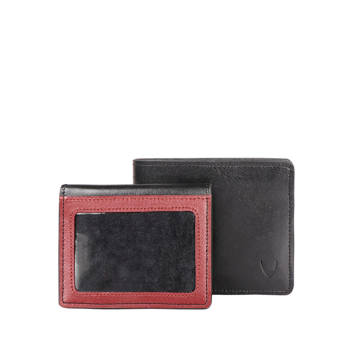 Scooter W4 Black Leather Bi-Fold Wallet