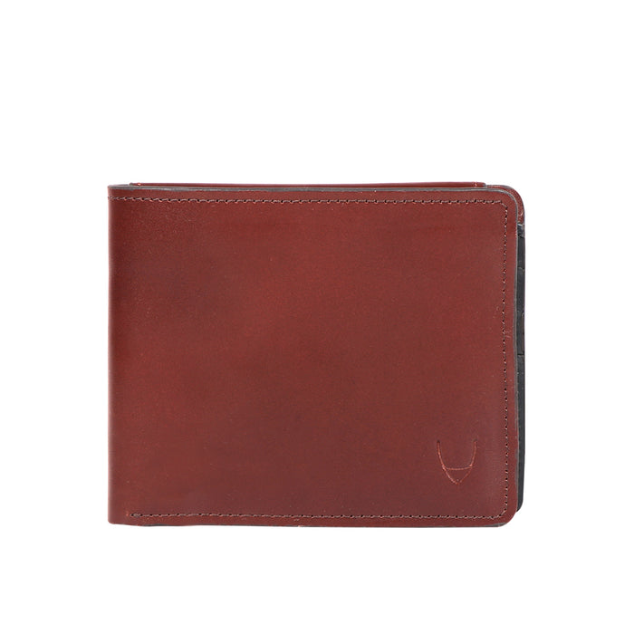 Scooter W4 Brown Leather Bi-Fold Wallet