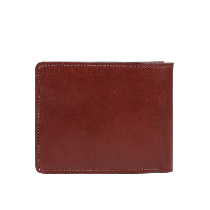 Scooter W4 Brown Leather Bi-Fold Wallet