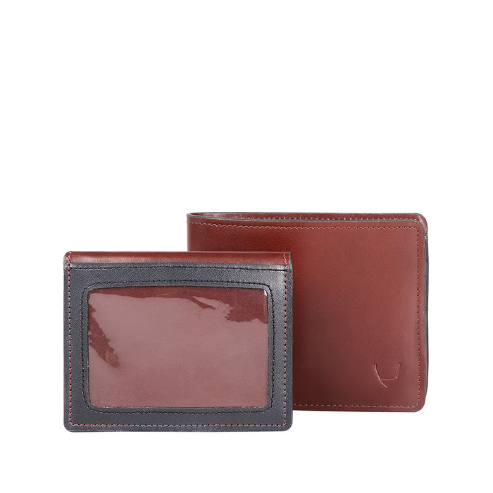 Scooter W4 Brown Leather Bi-Fold Wallet