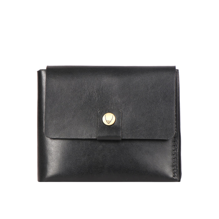 Scooter W5 Black Leather Bi-Fold Wallet
