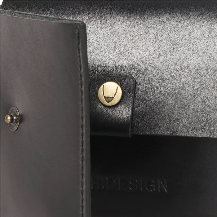 Scooter W5 Black Leather Bi-Fold Wallet