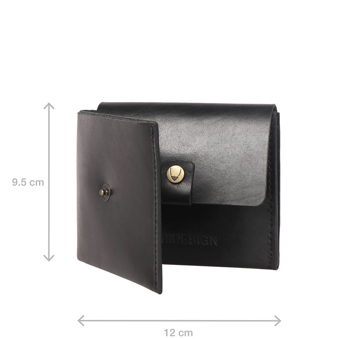 Scooter W5 Black Leather Bi-Fold Wallet
