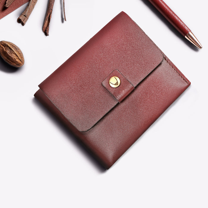 Scooter W5 Brown Leather Bi-Fold Wallet