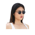 Scuba Women's Black Round Sunglasses