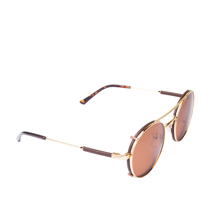 Scuba Women's Brown Round Sunglasses