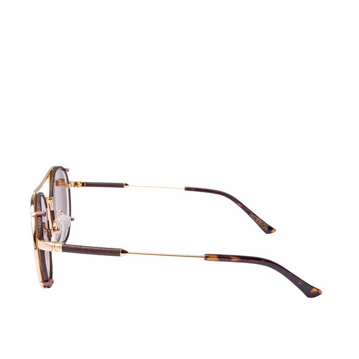 Scuba Women's Brown Round Sunglasses