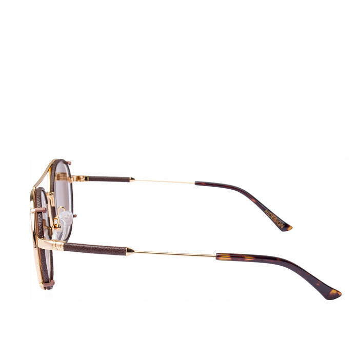 Scuba Women's Brown Round Sunglasses