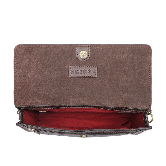 Selena 01 Brown Leather Sling Bag