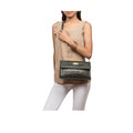 Selena 01 Green Leather Sling Bag